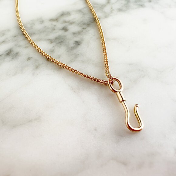 Solid Yellow Gold 18K Charm clip for Add on charms, Charm enhancer, genuine gold - Picture 5 of 6